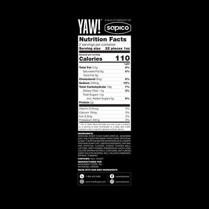 YAW! 3 Pack Baked Baguette Bites Snack 2oz